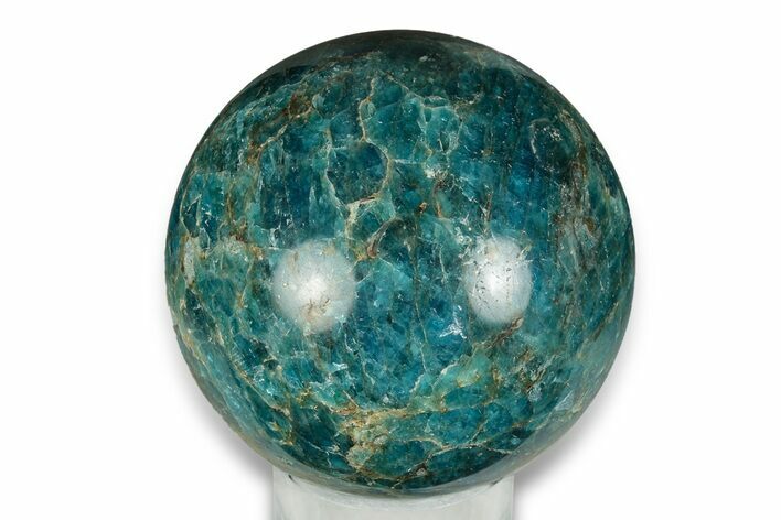 Bright Blue Apatite Sphere - Madagascar #249141